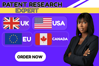 conduct an expert patent search, draft, and file your patent