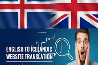 translate your website and marketing content from english to icelandic