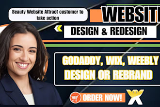 develop godaddy website redesign clone duda weebly wix hostinger website design
