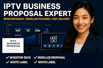 write a high converting iptv business or reseller proposal