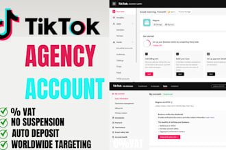 create tiktok agency account set up tiktok agency ads account
