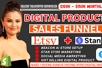 system io sales funnel stan store design stan store marketing etsy digital store