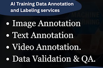 do ai training data labeling, annotation for machine learning