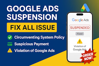 fix google ads suspension, ads reinstate ads disabled ads circumventing system