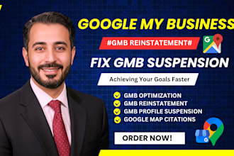 reinstate suspended or disabled gmb, or google my business listing, gmb verify