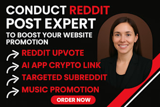 manage reddit post comment for business website ai app music blog product link