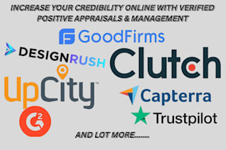 enhance your g2 clutch goodfirms online credibility with positive appraisals