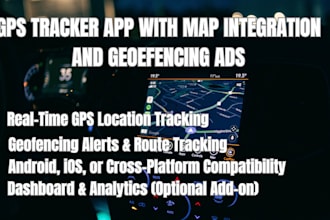 create a gps location tracker with geofencing, route tracking, and admin control