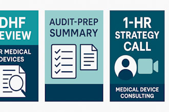assemble a medical device fda and iso compliant qms and draft dhf and rmf files