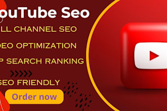 do youtube SEO and video promotion  for higher ranking