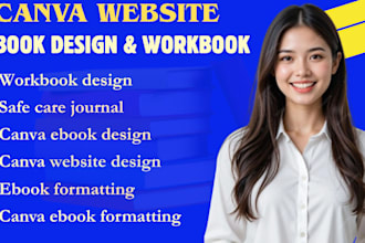 do canva ebook website design  canva workbook design fitness ebook cannabis