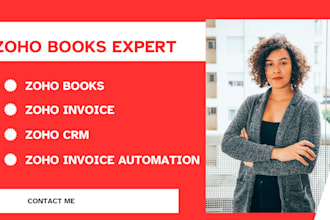 do zoho setup CRM books invoice  automation for small businesses