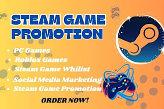 steam game promotion steam game wishlist steam game marketing