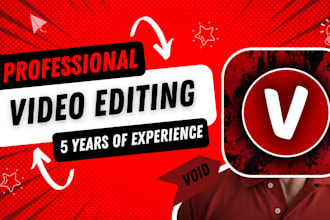 professionally edit your videos of any niche