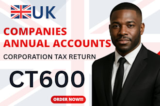 file your UK company annual accounts and ct600 corporation tax return