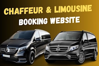 build chauffer taxi booking limousine taxi buisness website