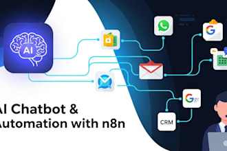 create whatsapp automation, whatsapp ai chatbot, n8n automation make com