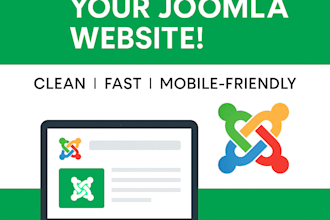 build a professional joomla website for your business