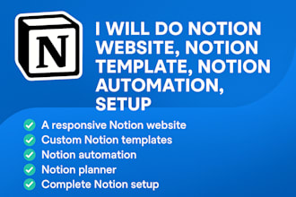 do notion website, notion template, notion automation, notion planner, setup