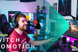 promote twitch live stream twitch emotes twitch intro twitch package custom