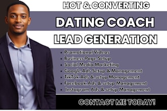 dating coach leads dating coach facebook ads setup dating coach google ads