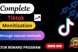 do complete tiktok monetization, tiktok shop, organic growth and tiktok ads