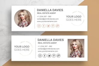 make clickable HTML email signature for gmail, outlook etc