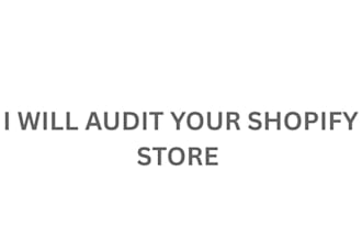 audit review your shopify store to increase shopify store sales