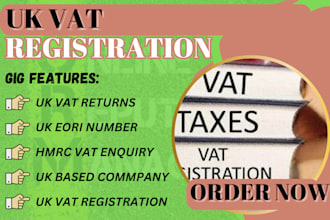 do UK vat registration for amazon, ebay store, vat return preparation