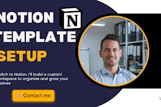 be your notion expert consultant setup notion template dashboard for business