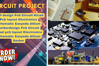 design pcb circuit kicad pcb layout electronics schematic easyeda altium gerber