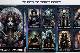 do tarot card illustration oracle card playing tcg cards zodiac card game design