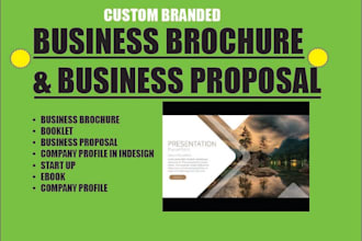 design digital business or corporate flyer brochure poster leaflet one pager PDF