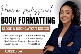 do ebook formatting layout design typesetting book layout design canva design