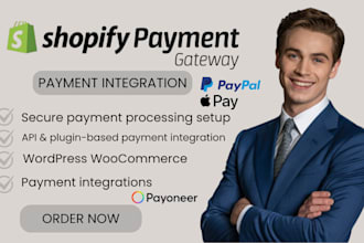 integrate shopify payment gateway stripe paypal klarna payoneer payment gateway