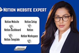 do customised notion template notion dashboard website notion consultant expert