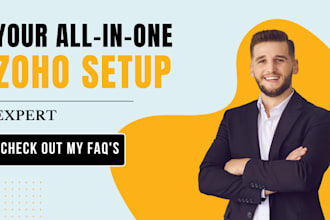 setup zoho crm  zoho one zoho campaigns zoho forms zoho books zoho reports