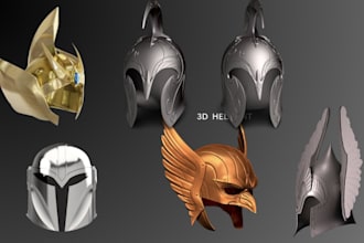 sculpt 3d helmet 3d mask 3d cosplay model 3d props mask for 3d printing armor