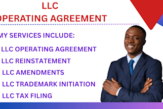 create llc operating agreement trademark initiation reinstatement amendments