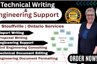 provide technical writing and engineering support in stoufiville and ontario