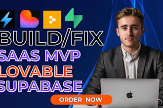 fix lovable bug code vibe code build saas mvp with bolt new replit and supabase