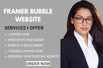 framer bubble io webflow website,landing page website framer,bubble io