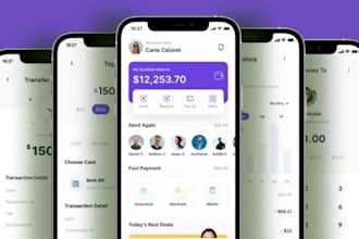 develop fintech app money transfer app payment app wallet app neobank app