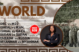 write on world war, history and biography, mythology writing, cold war research