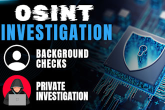 do background check osint private investigator osint detective digital forensics
