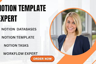 build custom notion templates notion databases dashboards by a notion expert