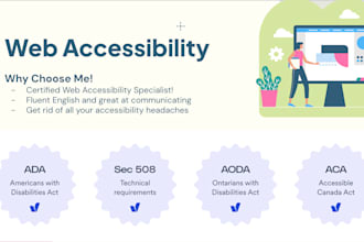 perform web accessibility testing and wcag audits