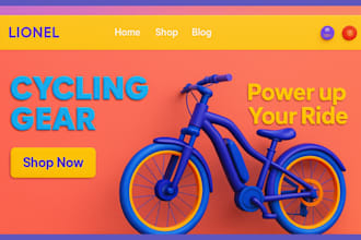 build ebike shopify store for cycling gear, scooters accessories website