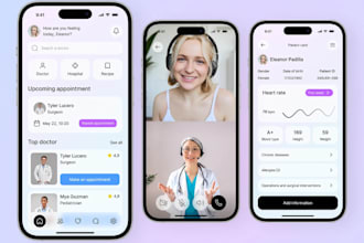 build telemedicine app, healthcare app, hospital app, doctor app, pharmacy app