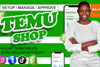 setup temu shop, temu, tik tok shop, etsy shop, etsy listing and sync to shopify